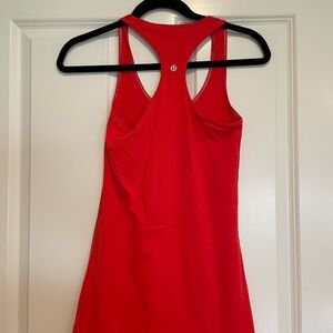 Lululemon Athletica Red Racerback Tank Top